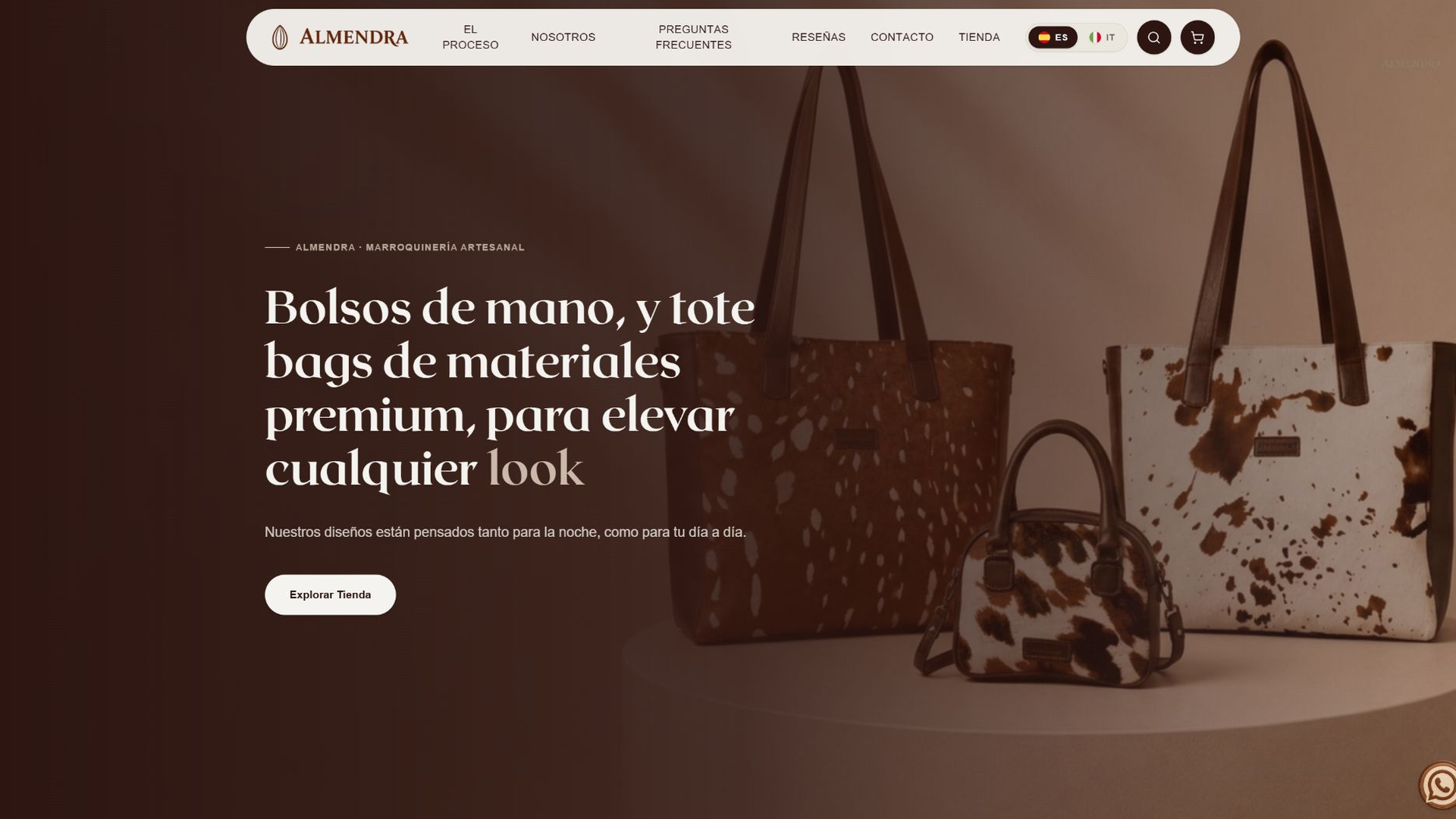 Portada del proyecto Almendra Cueros, desarrollado por 4D Aura