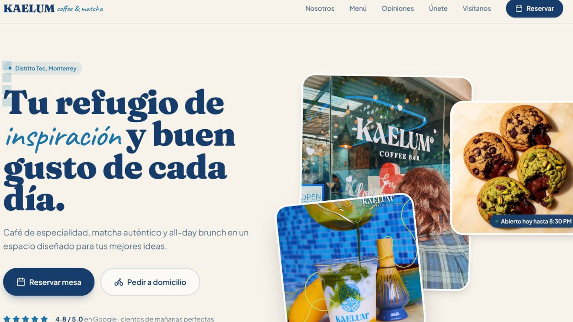 Portada del proyecto Kaelum Coffee Bar, desarrollado por 4D Aura